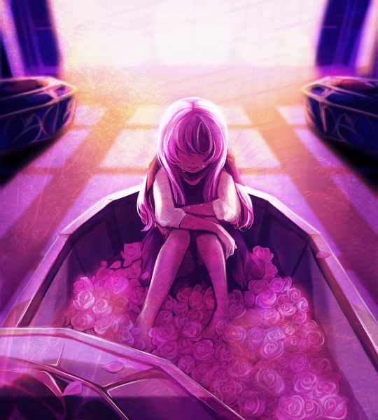 Sad Depressed Anime Manga Character Crying