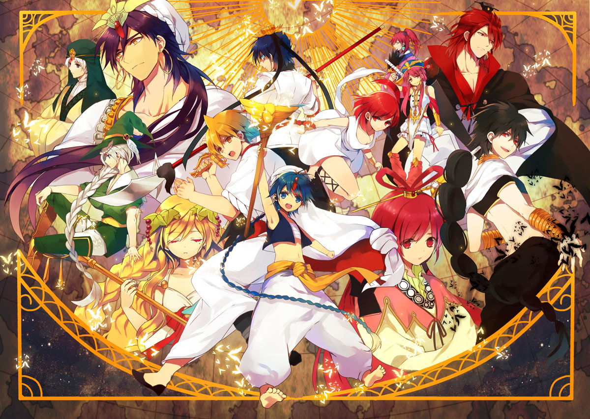 Magi: The Labyrinth of Magic Color By Number: The Kingdom of Magic
